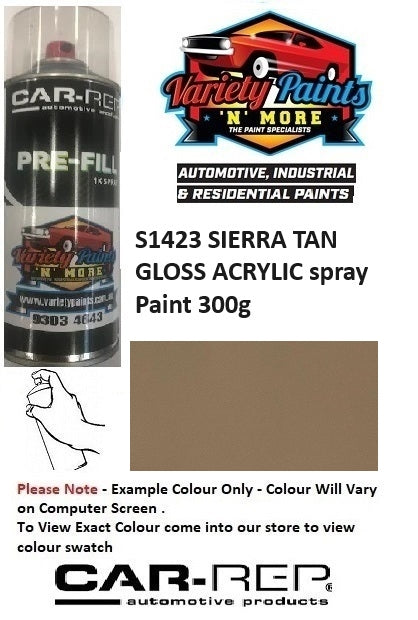 S1423 SIERRA TAN GLOSS ACRYLIC Spray Paint 300g