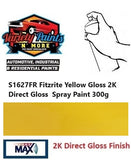 S1627FR Fitzrite Yellow Gloss 2K Direct Gloss  Spray Paint 300g