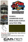 S2240V1 LANDROVER OLIVE DRAB GLOSS ACRYLIC spray Paint 300g