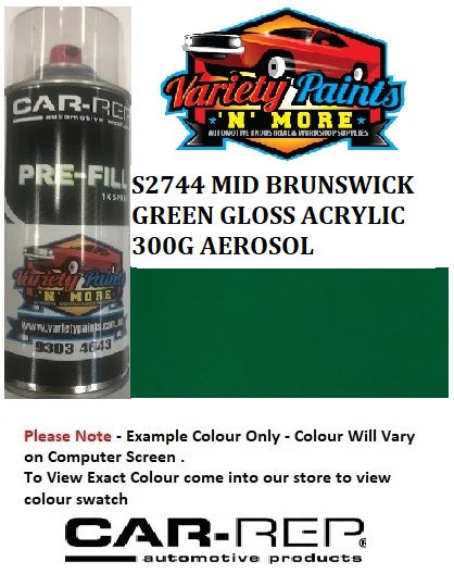 S2744 MID BRUNSWICK GREEN GLOSS ACRYLIC 300G AEROSOL