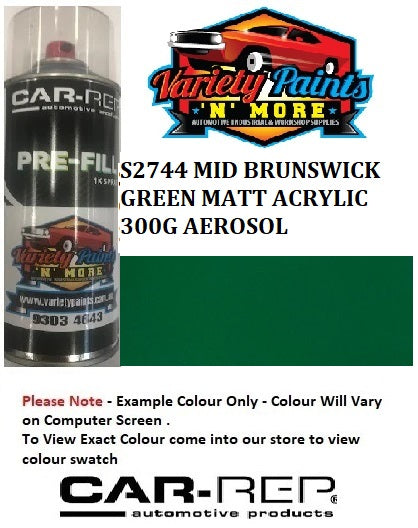 S2744 MID BRUNSWICK GREEN MATT ACRYLIC 300G AEROSOL