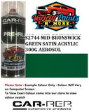 S2744 MID BRUNSWICK GREEN SATIN ACRYLIC 300G AEROSOL