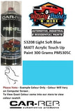 S3208 Light Soft Blue MATT Acrylic Touch Up Paint 300 Grams PMS305C 1