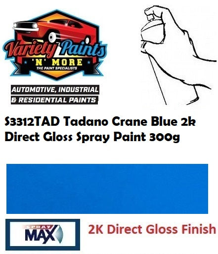 S3312TAD Tadano Crane Blue 2K Direct Gloss Spray Paint 300g