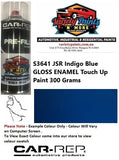 S3641 JSR Indigo Blue GLOSS ENAMEL Touch Up Paint 300 Grams