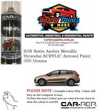 S3N Satin Amber Metallic Hyundai ACRYLIC Aerosol Paint 300 Grams