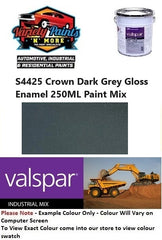 S4425 Crown Dark Grey Gloss Enamel 250ML Paint Mix