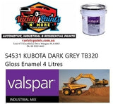 S4531 KUBOTA DARK GREY TB320 Gloss Enamel 4 Litres
