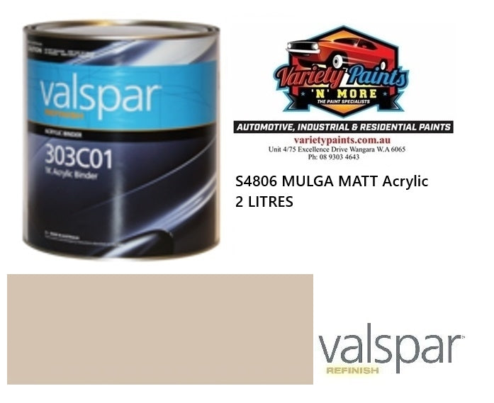 S4806 MULGA MATT Acrylic 2 LITRES
