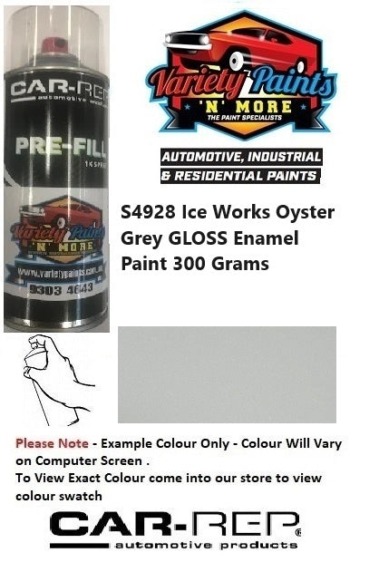 S4928 Ice Works Oyster Grey GLOSS Enamel Paint 300 Grams