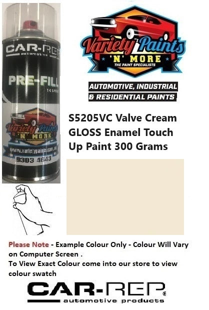 S5205VC Valve Cream GLOSS Enamel Touch Up Paint 300 Grams