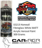 S5213 Homeall Fibreglass White MATT Acrylic Aerosol Paint 300 Grams