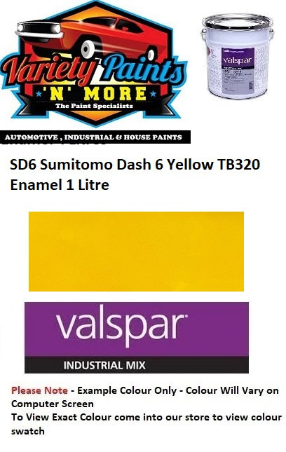 SD6 Sumitomo Dash 6 Yellow TB320 Enamel 1 Litre