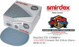 Smirdex 750 6" 100 GRIT Ceramic Net Velcro Discs - Packs of 50