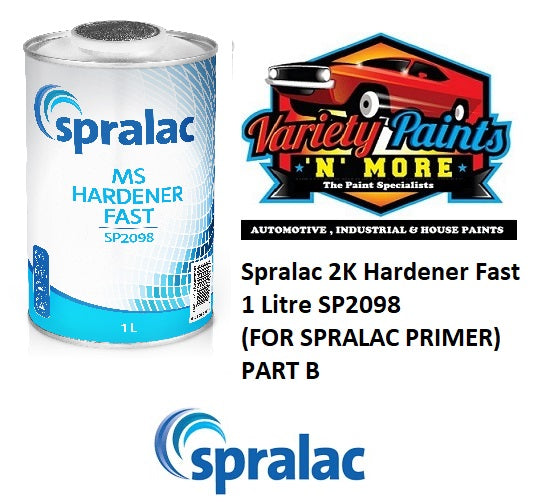 Spralac Hardener MS Fast 1 Litre SP2098 FOR SPRALAC PRIMER
