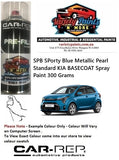 SPB SPorty Blue Metallic Pearl Standard KIA BASECOAT Spray Paint 300 Grams