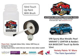 SPB Sporty Blue Metallic Pearl VARIANT 2 (DIRTIER & Redder) KIA BASECOAT Touch Up Bottle 50ml