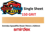 Smirdex 150 Grit SINGLE  Speedfile Sheet 70mm x 42mm