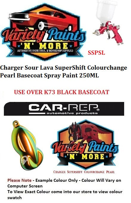 Charger Sour Lava SuperShift Colourchange Pearl Basecoat Spray Paint 300G IIS 48A