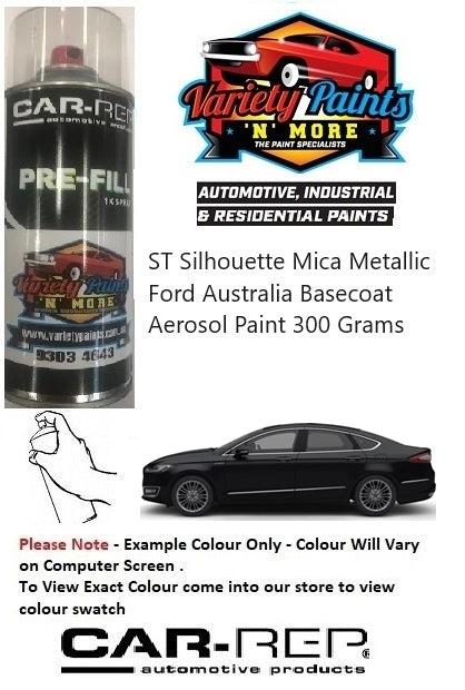 ST Silhouette Mica Metallic Ford Australia Basecoat Aerosol Paint 300 Grams 2IS 14A