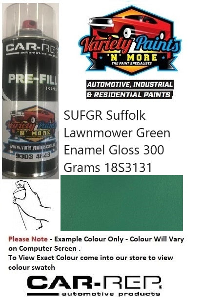 SUFGR Suffolk Lawnmower Green Enamel Gloss 300 Grams 18S3131