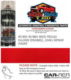 SURD SUMO RED TB320 GLOSS ENAMEL 300G SPRAY PAINT