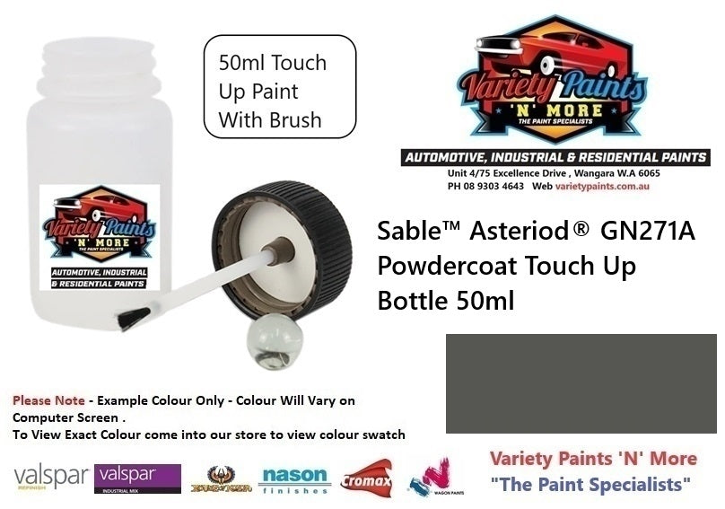 Sable™ Asteriod® GN271A MATT Powdercoat Touch Up Bottle 50ml
