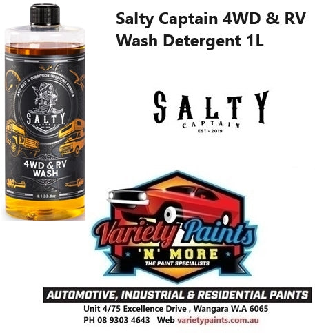 Salty Captain 4WD & RV Wash Detergent 1L