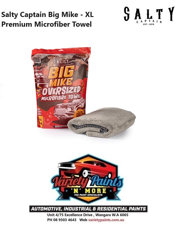 Salty Captain Big Mike - XL Premium Microfiber Towel