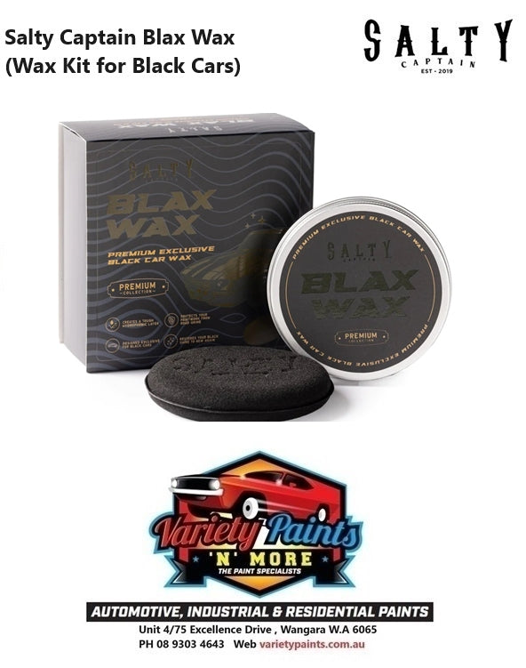 Salty Captain Blax Wax (Wax Kit for Black Cars)