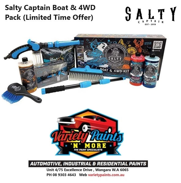 Salty Captain Boat & 4WD Pack (Limited Time Offer)