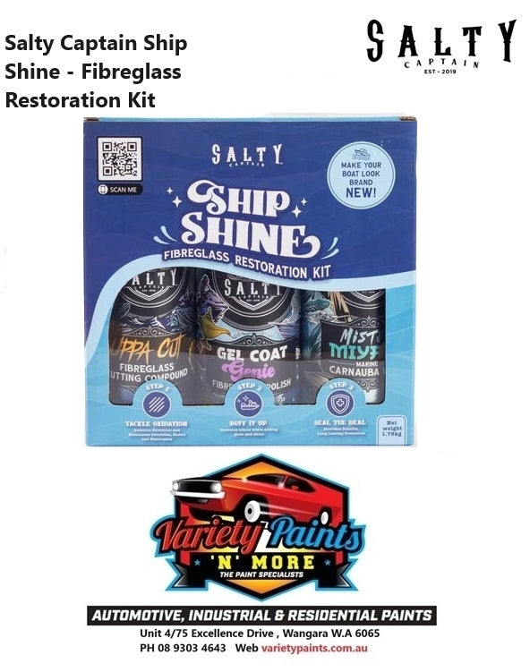 Salty Captain Ship Shine - Fibreglass Restoration Kit