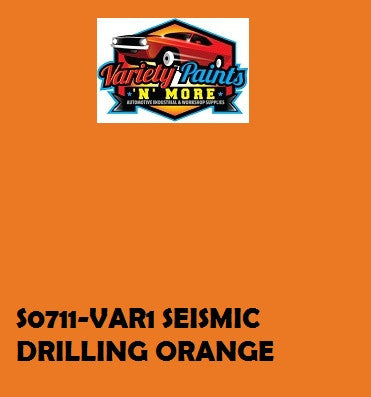Seismic Drilling Orange B510 2K DTM Valspar 5:1 4 Litres