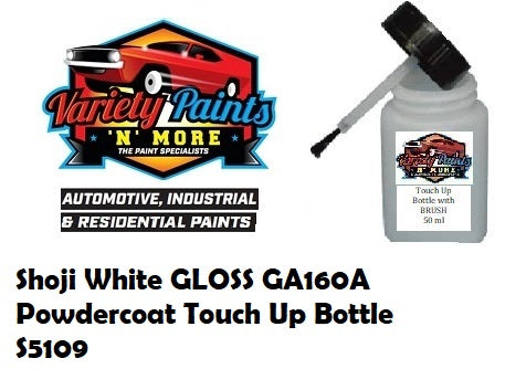 Shoji White GLOSS GA160A Powdercoat Touch Up Bottle S5109