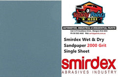 Smirdex Wet & Dry Sandpaper 2000 Grit Single Sheet
