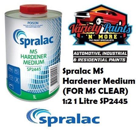 Spralac MS Hardener Medium (FOR MS CLEAR) 1:2 1 Litre SP2445