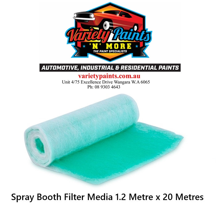 Spray Booth Filter Media 1.2 Metre x 20 Metres