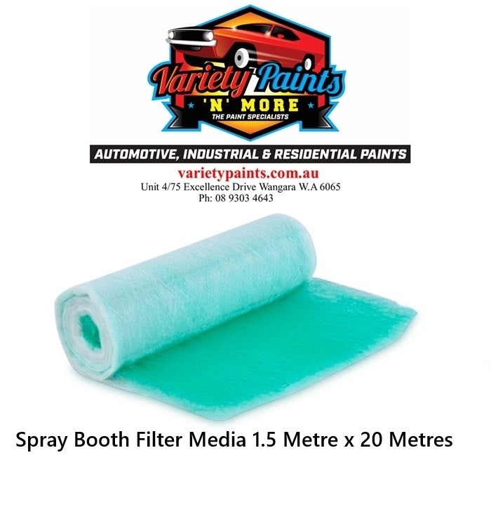 Spray Booth Filter Media 1.5 Metre x 20 Metres