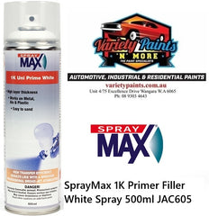 SprayMax 1K Primer Filler White Spray 500ml JAC605