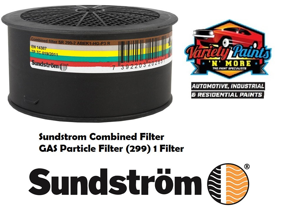 Sundstrom Combined Filter GAS Particle Filter (299) 1 Filter