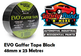 EVO Gaffer Tape Black 48mm x 25 Metres