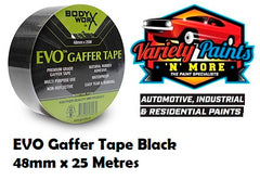 EVO Gaffer Tape Black 48mm x 25 Metres