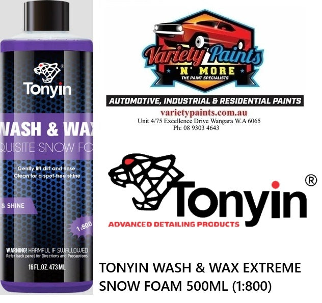 TONYIN WASH & WAX EXTREME SNOW FOAM 500ML (1:800)