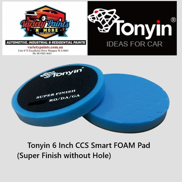 Tonyin 6 Inch CCS Smart FOAM Pad (Super Finish without Hole)