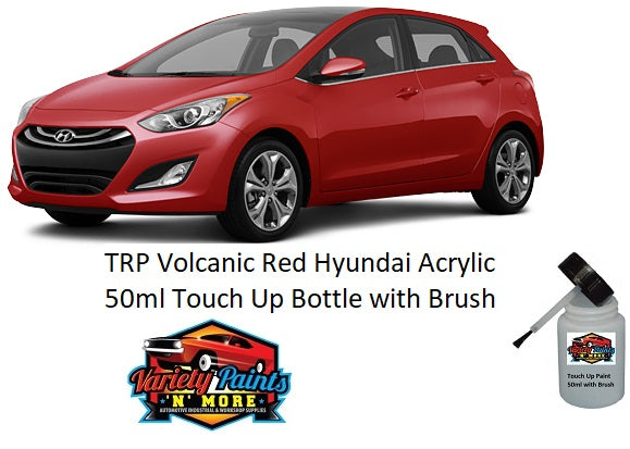TRP Volcanic /Tropic Red Hyundai Acrylic Touch Up Bottle 50ml
