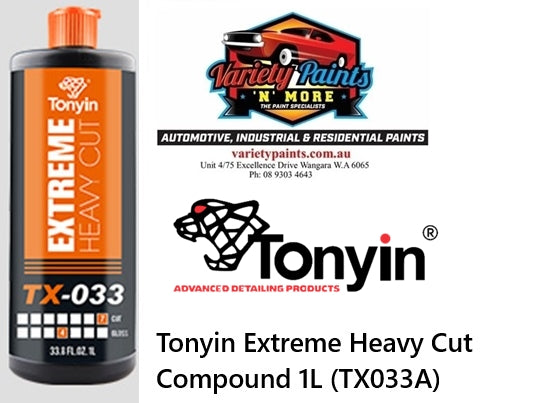 Tonyin Extreme Heavy Cut Compound 1L (TX033A)