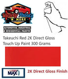 TAK3000 Takeuchi Red 2K Direct Gloss  Touch Up Paint 300 Grams