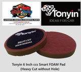 Tonyin 6 Inch ccs Smart FOAM Pad (Heavy Cut without Hole)