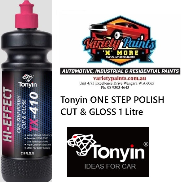 Tonyin TX410 ONE STEP POLISH CUT & GLOSS 1 Litre