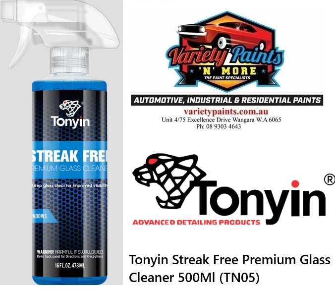 Tonyin Streak Free Premium Glass Cleaner 500Ml (TN05)